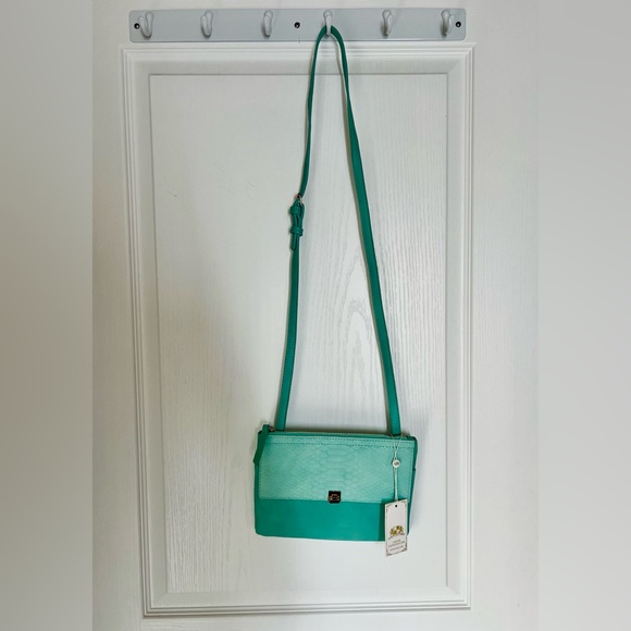 Urban Expressions Crossbody Bag in Mint - Picture 2 of 10